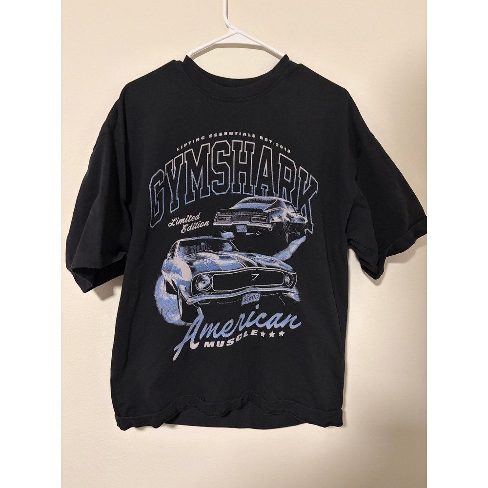 Gymshark American Muscle Extreme Oversized T-Shirt - Black - M